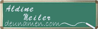 Aldine Meiler Visitenkarte